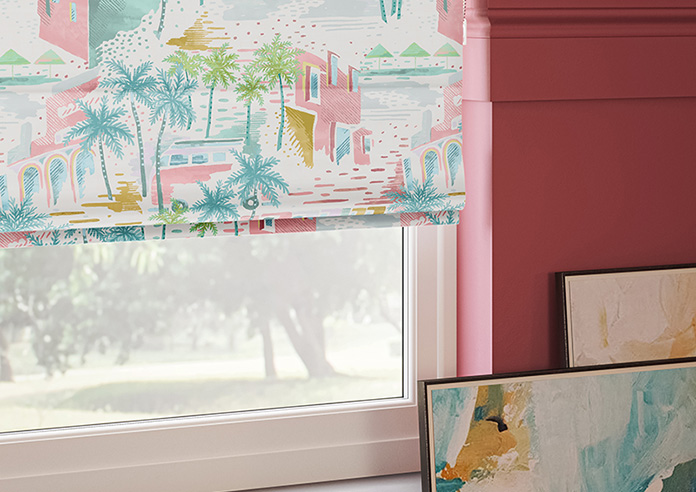 Sunset Boulevard, Brights - Motorised Roman Blind - Image 5
